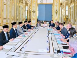 Presiden Prabowo dan Presiden Macron Bahas Kerja Sama Pertahanan hingga IEU-CEPA di Istana Élysée