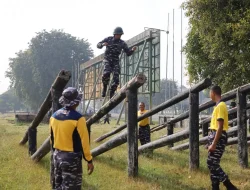 Dalam Rangka Bulan Profesi Prajurit, Kodaeral V Gelar Latihan Halang Rintang