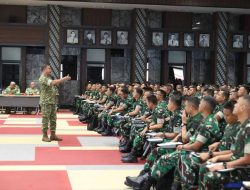 Kasad Instruksikan Penguatan Sishankamrata di Sektor Perbatasan kepada Ratusan Calon Dansat