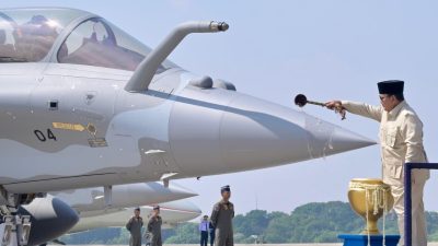 Presiden Prabowo Serahkan Pesawat MRCA Rafale dan Sistem Pertahanan Modern kepada TNI