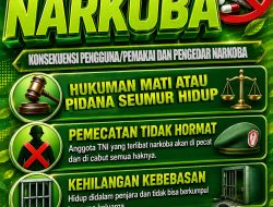 Kodam Iskandar Muda  Nyatakan Perang Melawan Narkoba