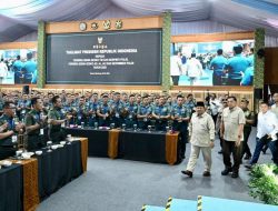 Menhan Hadiri Taklimat Presiden kepada Ribuan Perwira Siswa TNI-Polri di Seskoad