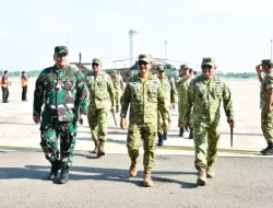 Wakasau Tinjau Kesiapan Fasilitas Latihan Matra Udara TNI AU di Wilayah Kerja Lanud Sugiri Sukani
