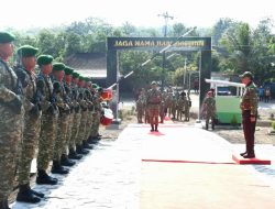 Menhan RI Bakar Semangat Prajurit Muda Yonif TP 937/Satria Kalijaga: Jaga Jati Diri dan Manunggal dengan Rakyat