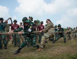 Rayakan HUT ke-81 RI, TNI AD dan US Army Adu Seru di Culture Day