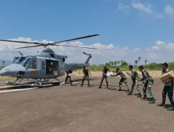 Tembus Medan Sulit dan Kawasan Terisolir NTT, Helikopter TNI AL Distribusikan 1,2 Ton Bantuan Bencana