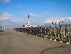 Apel Siaga Hari Jadi ke-81 TNI AL, Kodaeral IX Teguhkan Kesiapsiagaan Jaga Kedaulatan Laut Indonesia