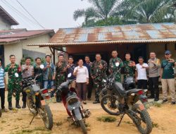 TNI dan Aparat Gabungan Gencar Cegah Karhutla hingga Pedalaman Landak