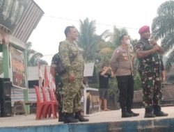 Satgas Karhutla Mabes TNI Sosialisasi Cegah Kebakaran Hutan dan Lahan di Lapangan Srilima Darit