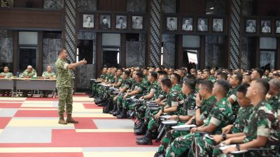 Kasad Instruksikan Penguatan Sishankamrata di Sektor Perbatasan kepada Ratusan Calon Dansat